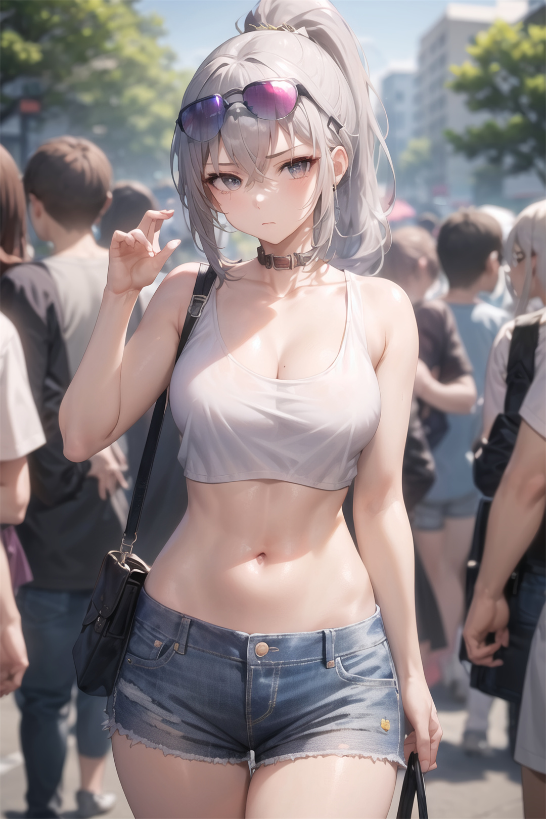 图片[4]-【插画】崩坏3 布洛妮娅 爱莉希雅 崩坏：星穹铁道 符玄 美图推荐[AI生成]-cosers写真次元网