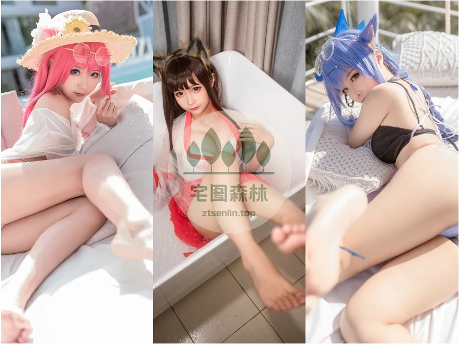 动漫博主蠢沫沫写真合集下载&汇总：纯真又妖媚的童颜巨乳[369套-219.3G]-第16张-宅图森林写真资源合集下载