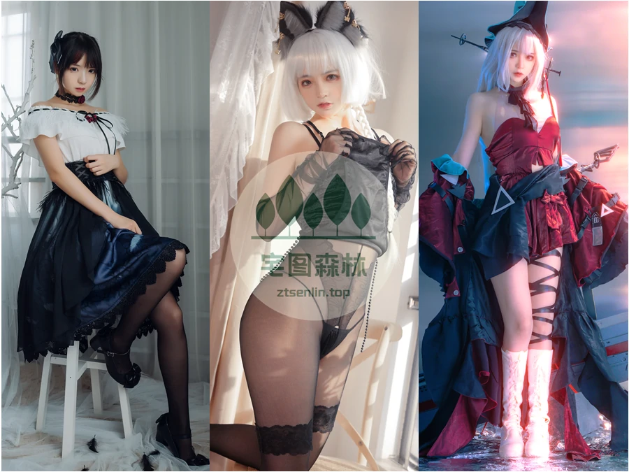 萌妹coser疯猫ss写真合集下载&汇总：可御可萌的美腿二次元博主[134套-63.1G]-第3张-宅图森林写真资源合集下载