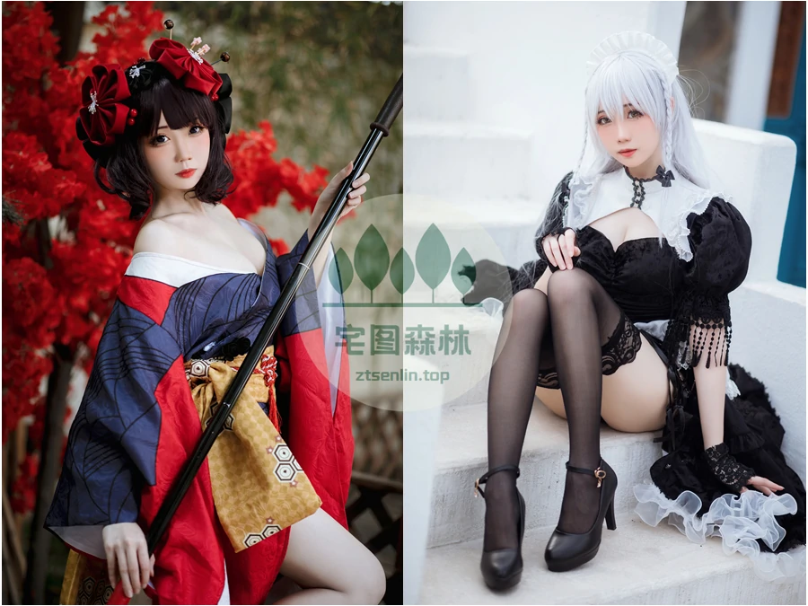 焖焖碳写真合集下载&汇总：迷路的小鹿少女[37套-5.9G]-第4张-宅图森林写真资源合集下载