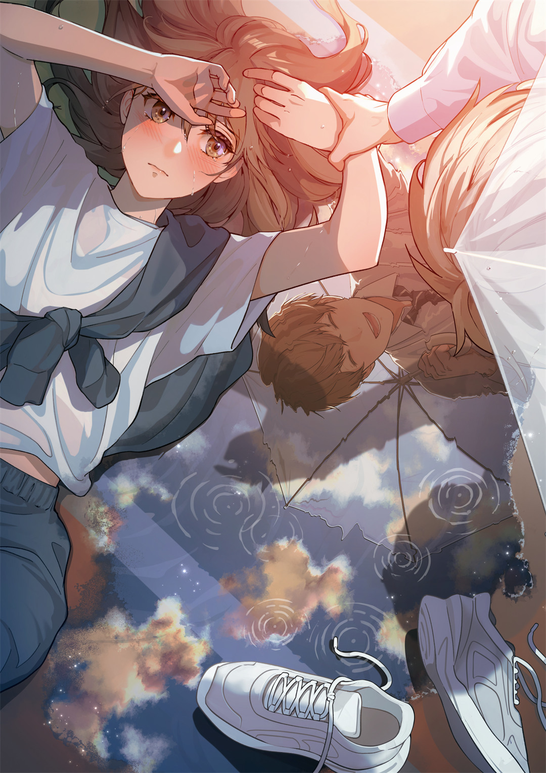 镜子里显示出来的永远只是真实的影像，而不是真实的自己