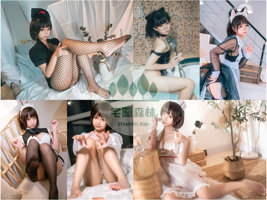 动漫博主蠢沫沫写真合集下载&汇总：纯真又妖媚的童颜巨乳[374套-222.5G]-第7张-宅图森林写真资源合集下载