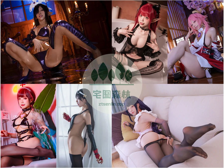 网红coser水淼aqua写真合集下载&汇总：崩坏御姐，有容乃大[233套-43.4G]-第2张-宅图森林写真资源合集下载