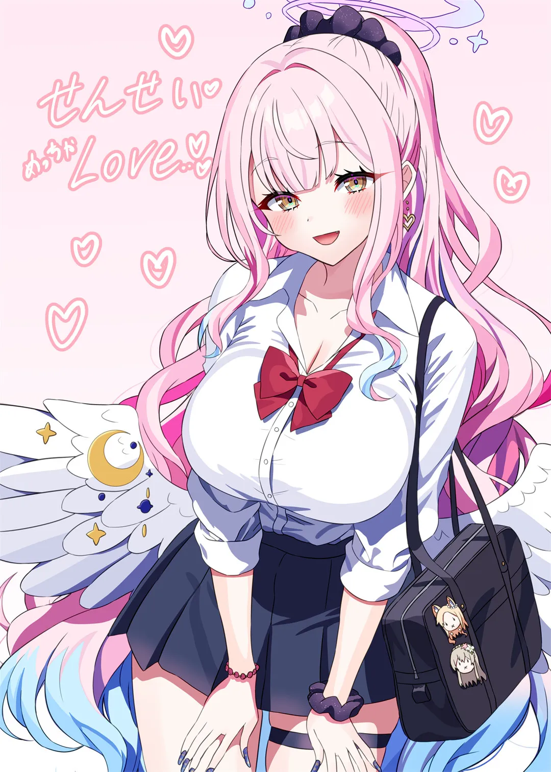 你透过车窗在看风景，山川湖泊和我都在看你