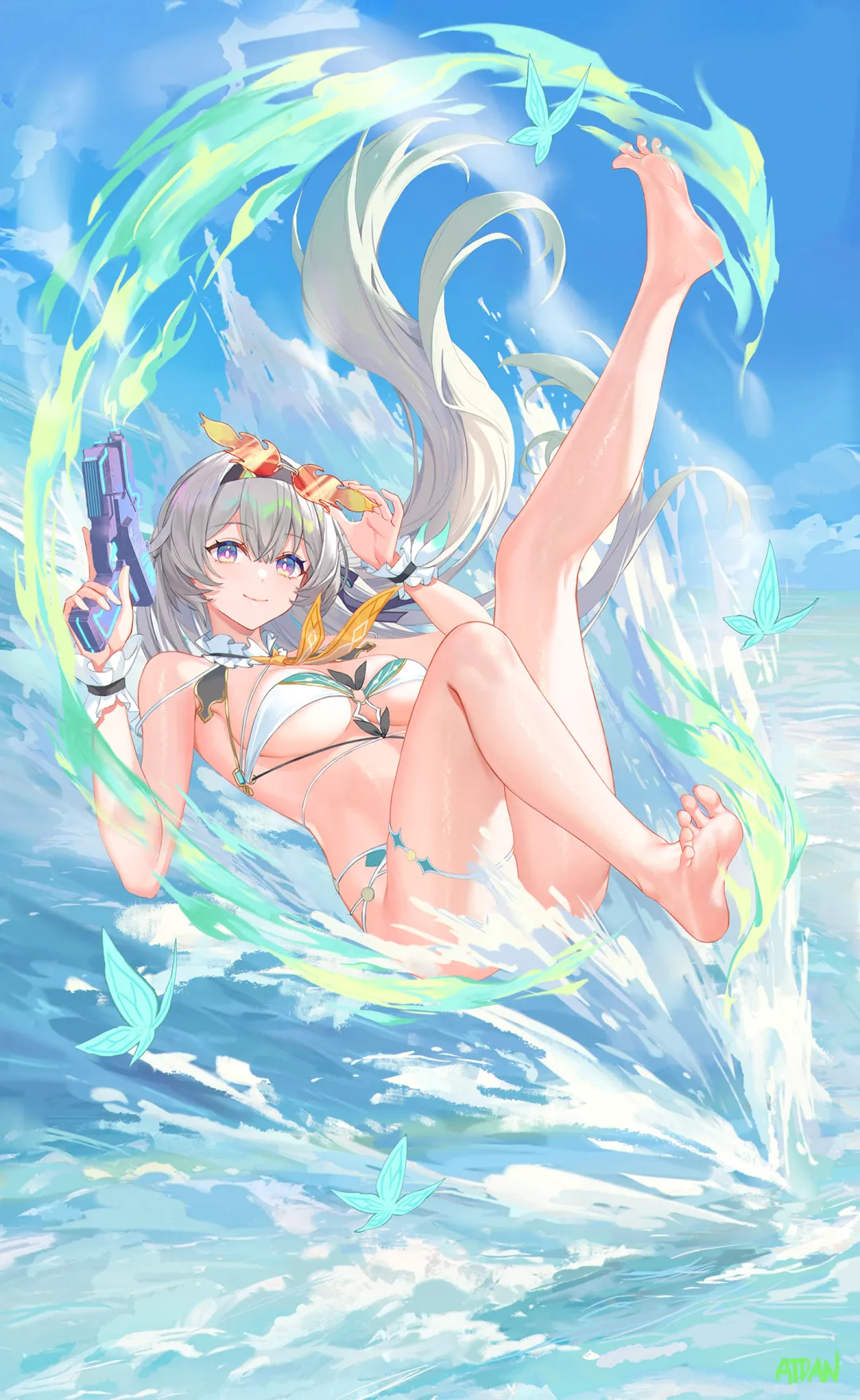 流萤：抓到我，就让你玩变身器哟～