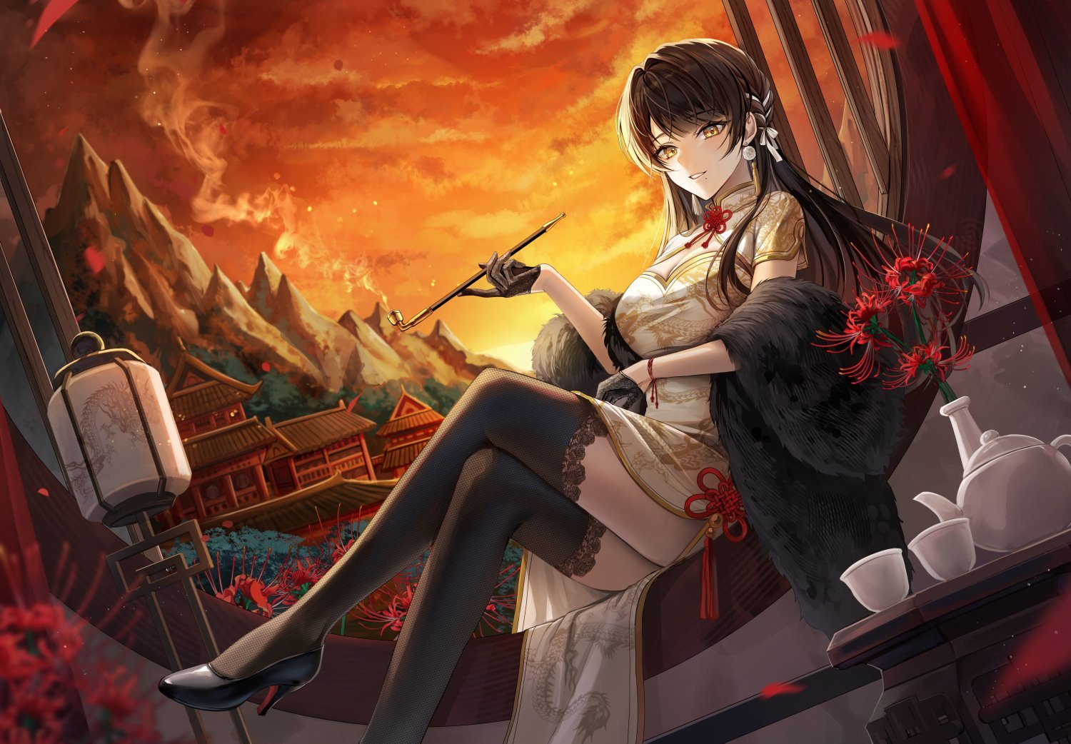 青春活力的美少女！韩国画师Seobi的插画作品-cosers写真次元网