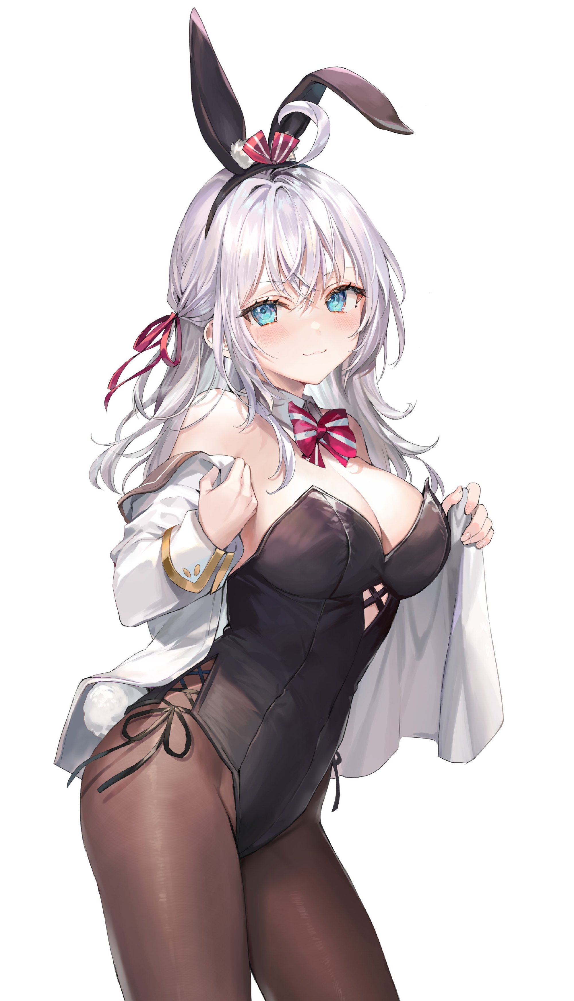 可爱白发傲娇JK!《邻座艾莉同学》官推壁纸插图专辑