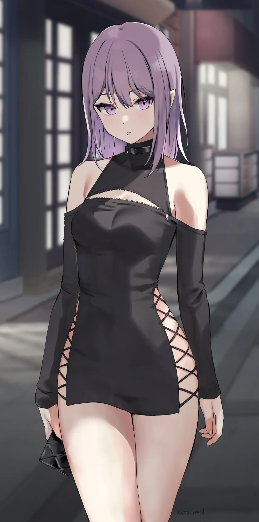 美肩设计 – 高领无袖上衣插画特辑-cosers写真次元网