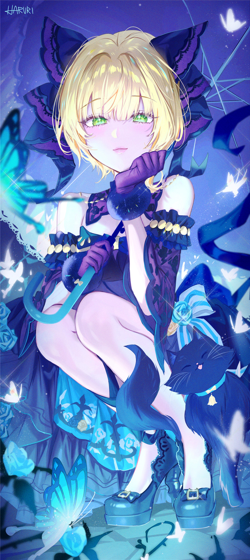 P站画师はるり原画插画作品合集-cosers写真次元网