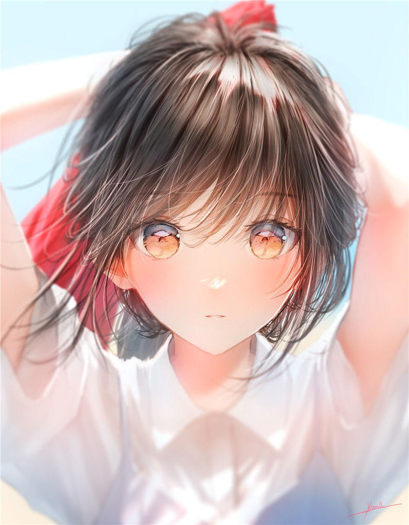 日本画师jizell清纯初恋感少女插画图集人物壁纸-cosers写真次元网