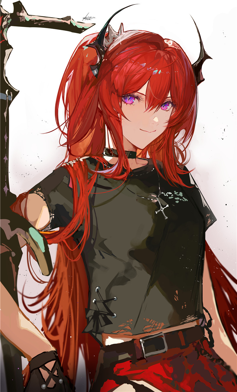 史尔特尔明日方舟角色官方立绘超清壁纸海报原画