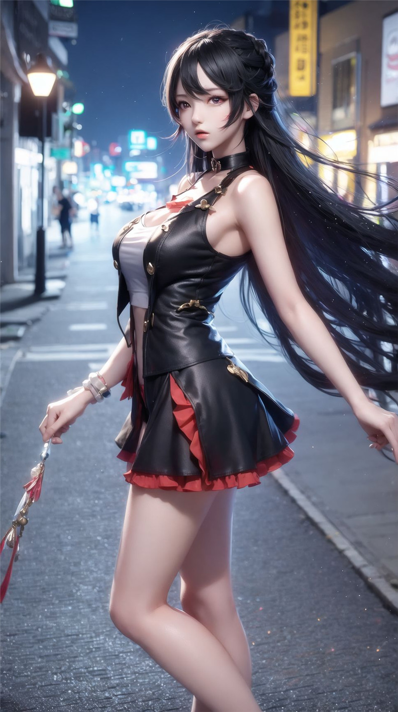 AI绘画动漫壁纸P站日韩系AI生成插画作品角色人物图库