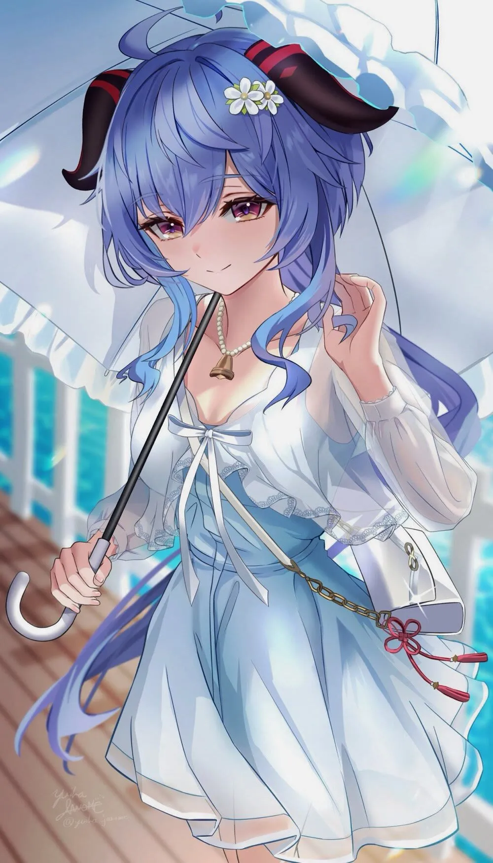 动漫美图 | 甘雨：遇上便是上上签 谢谢你来我身边