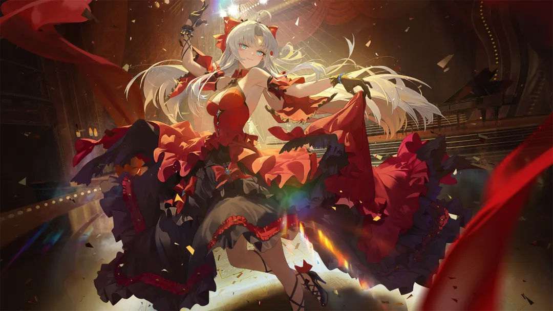 动漫壁纸 | 子向玫瑰献忱 落日与夕阳亲抚迟暮