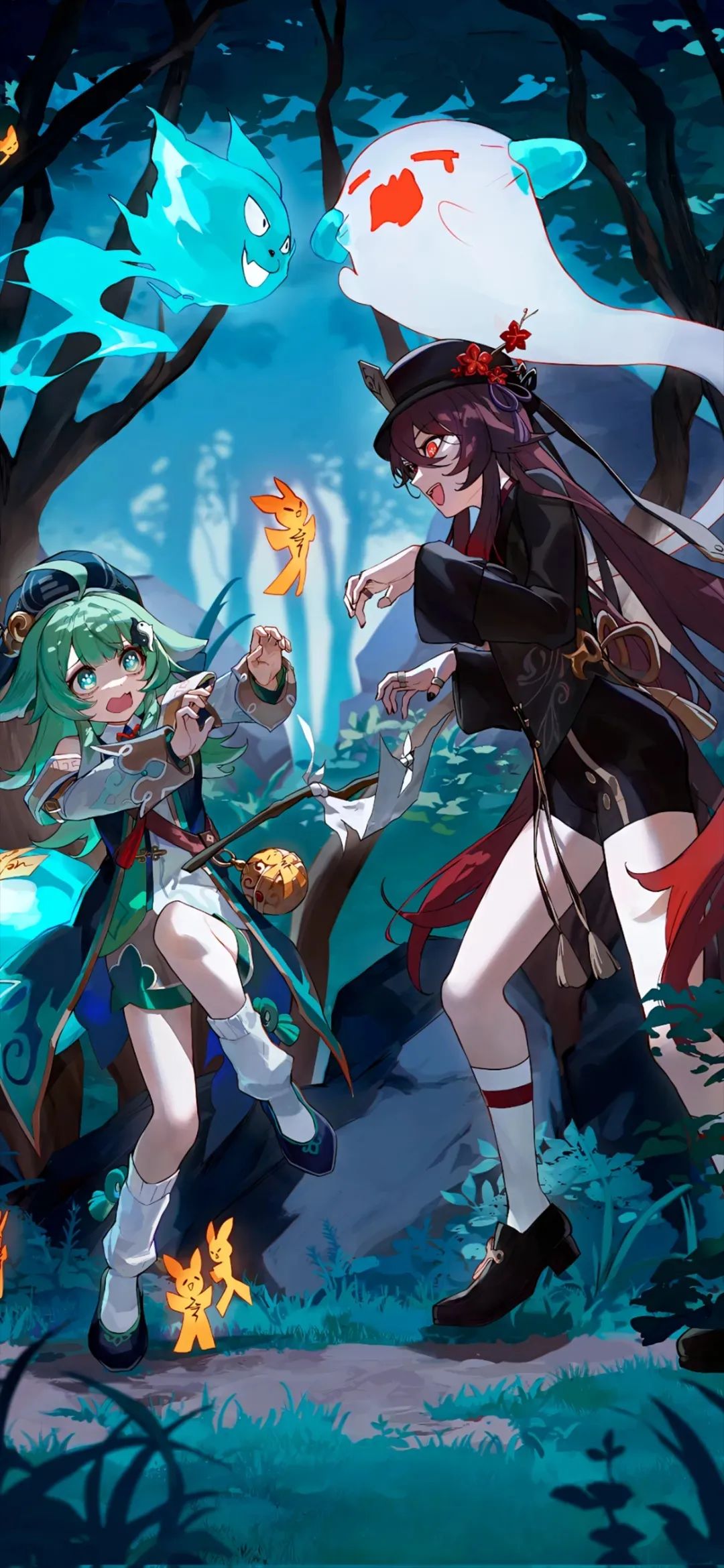 动漫壁纸 | 星光洒落，夜的低语在耳边轻绕