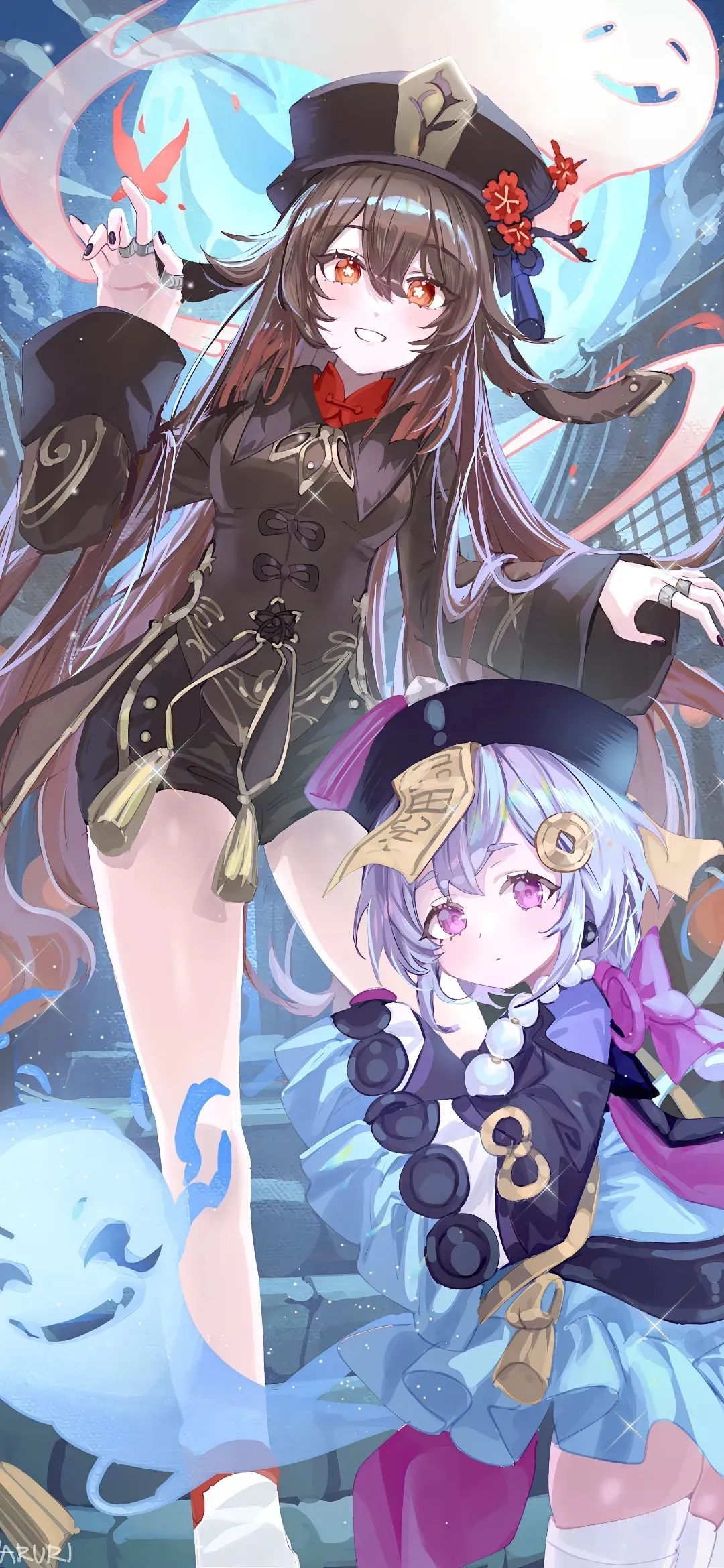 动漫壁纸 | 花影摇曳，心事如烟，思念在风中飘散