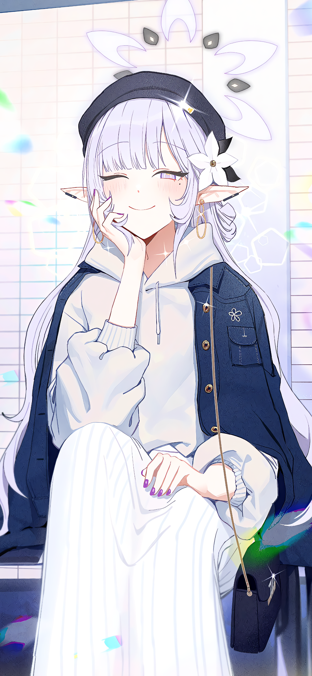 动漫壁纸 | 花影摇曳，心事如烟，思念在风中飘散