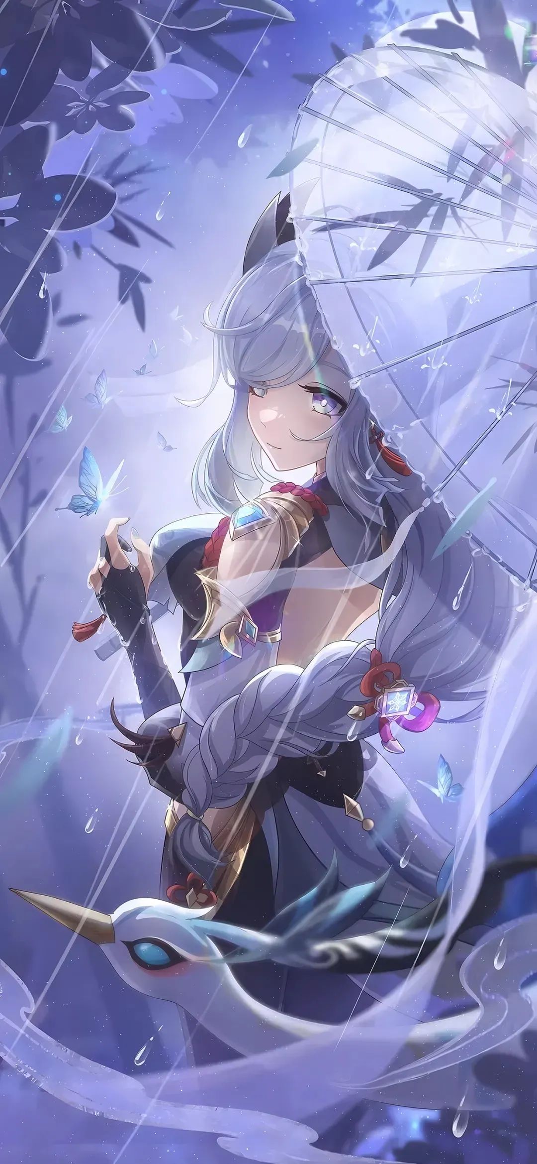 动漫壁纸 | 花影摇曳，心事如烟，思念在风中飘散