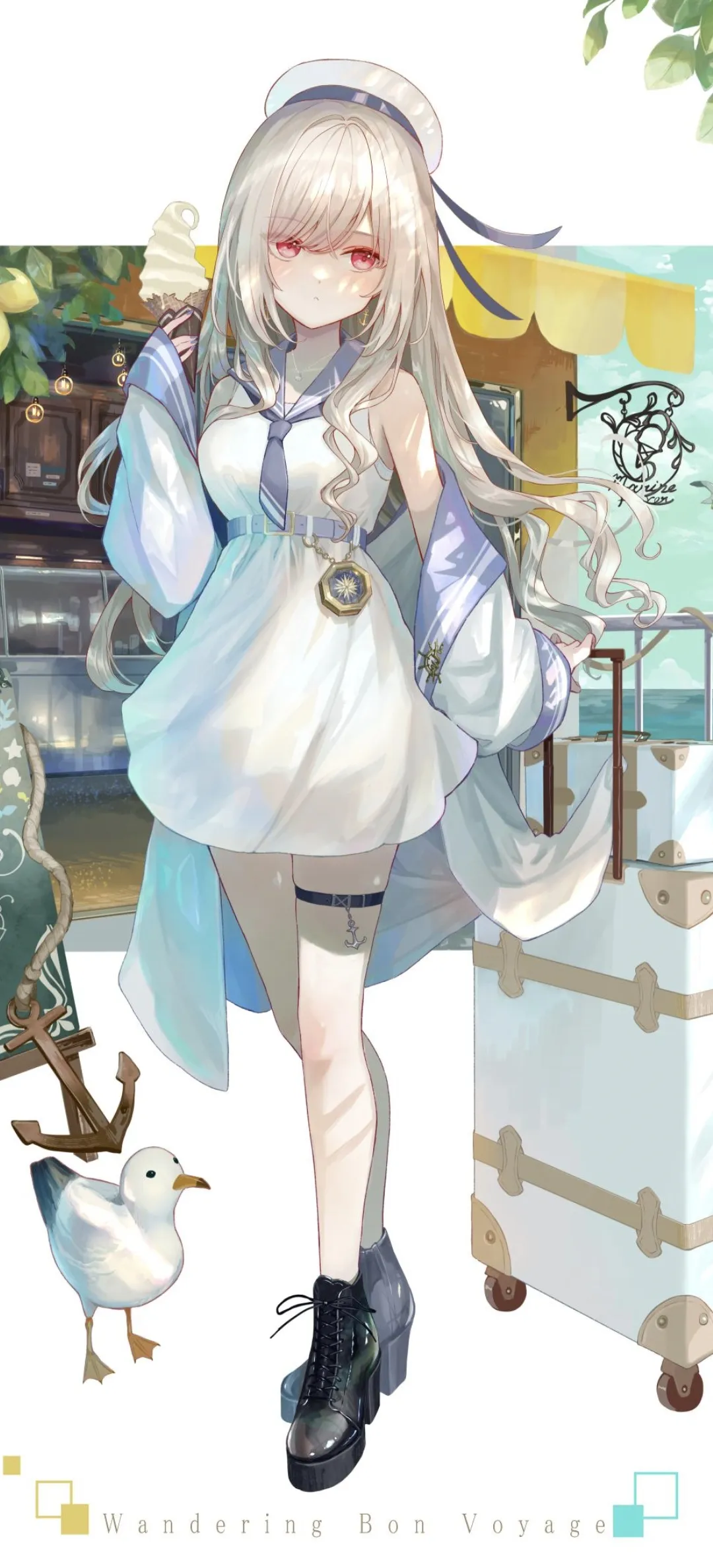 动漫壁纸 | 春雨如诗，细细编织，将世界染成温柔的色调