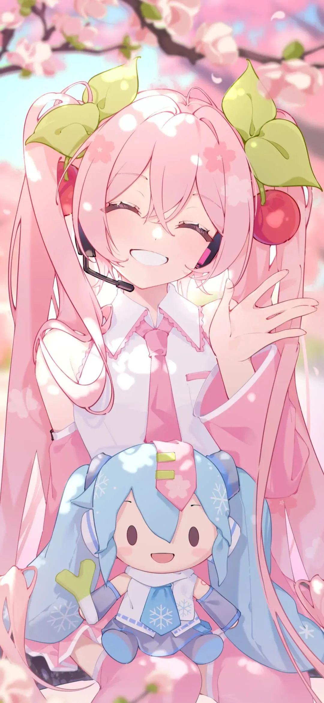 动漫壁纸 | 风偷藏了花的心事，在枝头悄悄诉说