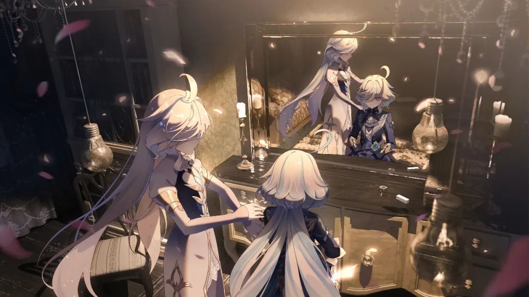 动漫壁纸 | 岁月的长河悠悠流淌，往事如花瓣般逐水飘零