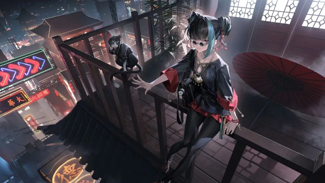 动漫壁纸 | 岁月的长河悠悠流淌，往事如花瓣般逐水飘零