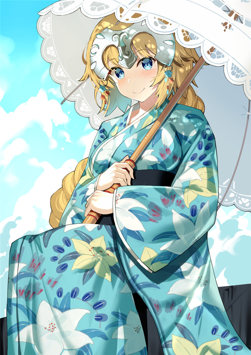 FGO/fate系列角色贞德P站pixiv相关图集原画插画壁纸美术图片素材-cosers写真次元网