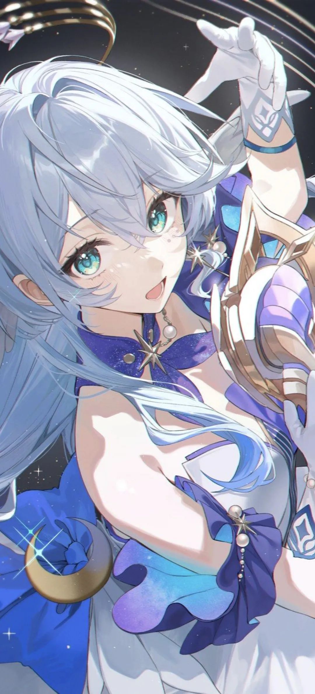 动漫壁纸 | 一瓣春色跌落，惊醒了沉睡的溪