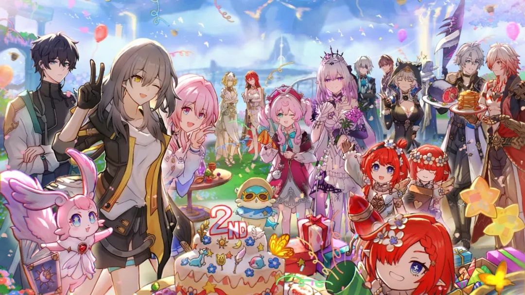 动漫壁纸 | 绝区零 薇薇安 伊芙琳 蔚蓝档案 调月莉音 星穹铁道 流萤插画美图推荐