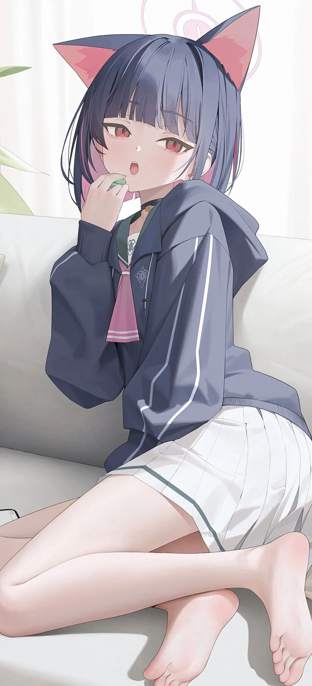 动漫壁纸 | 阳光把树叶晒成半透明的翡翠，蝉鸣在枝头沸腾