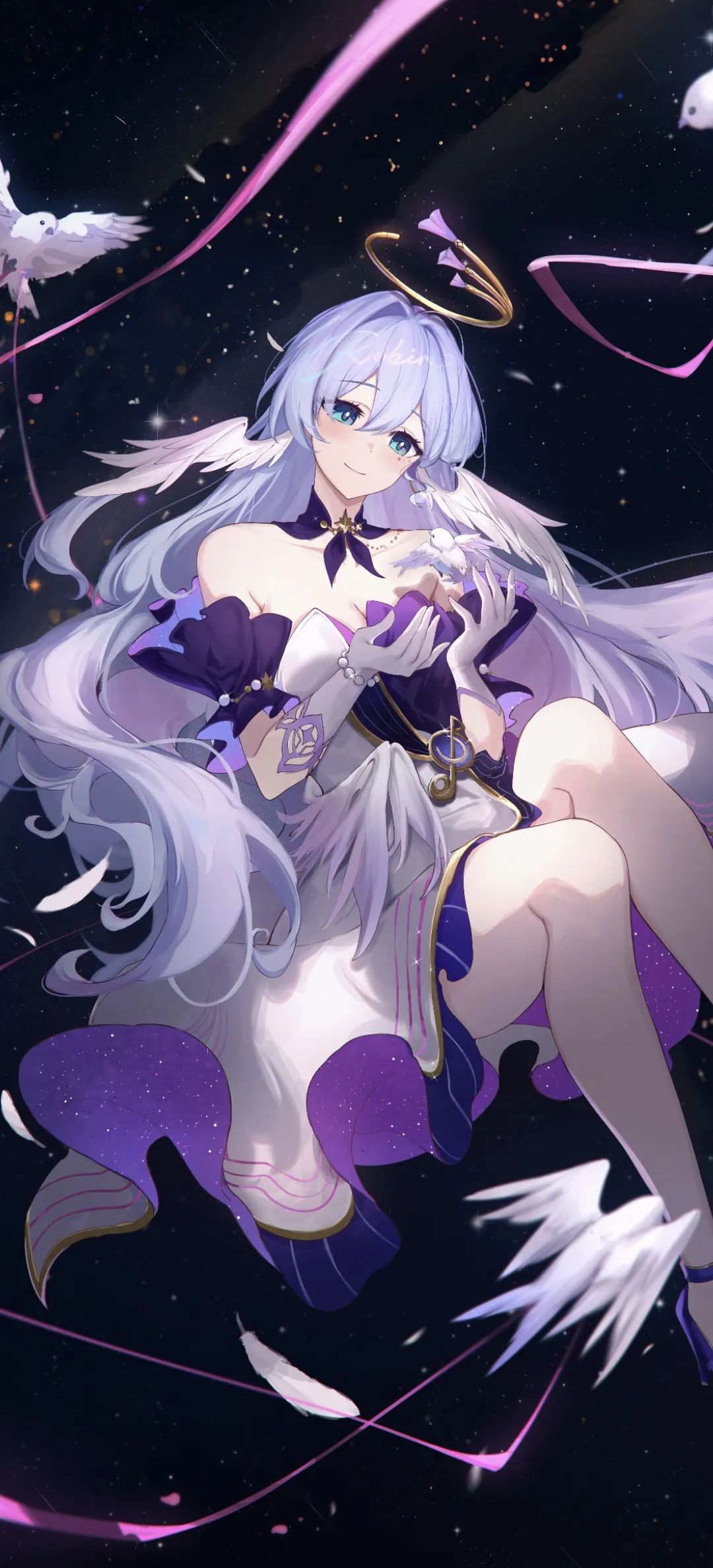 动漫壁纸 | 阳光把树叶晒成半透明的翡翠，蝉鸣在枝头沸腾