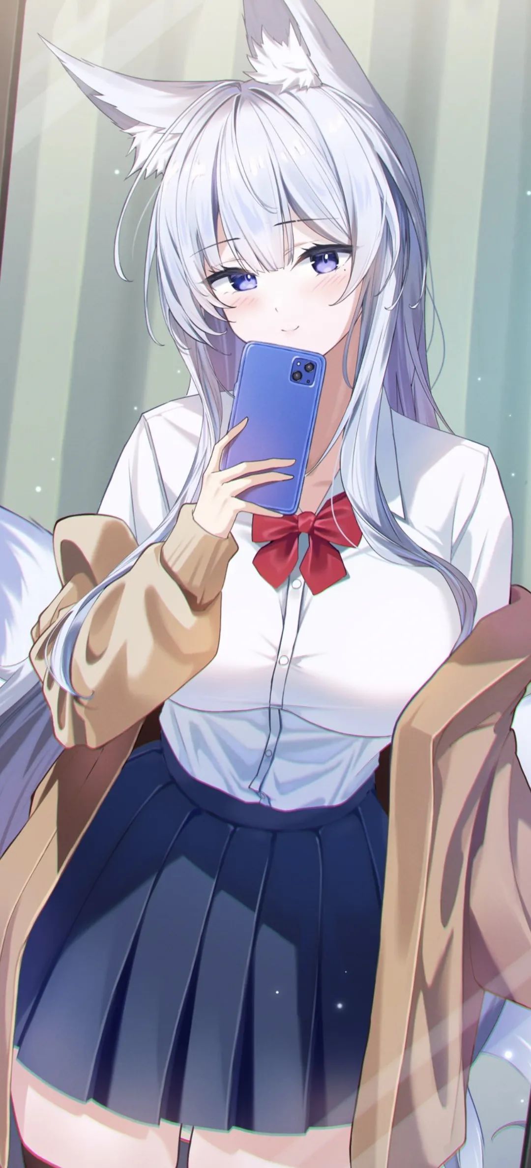 动漫壁纸 | 蜻蜓点水的瞬间，涟漪里藏着夏天的心事