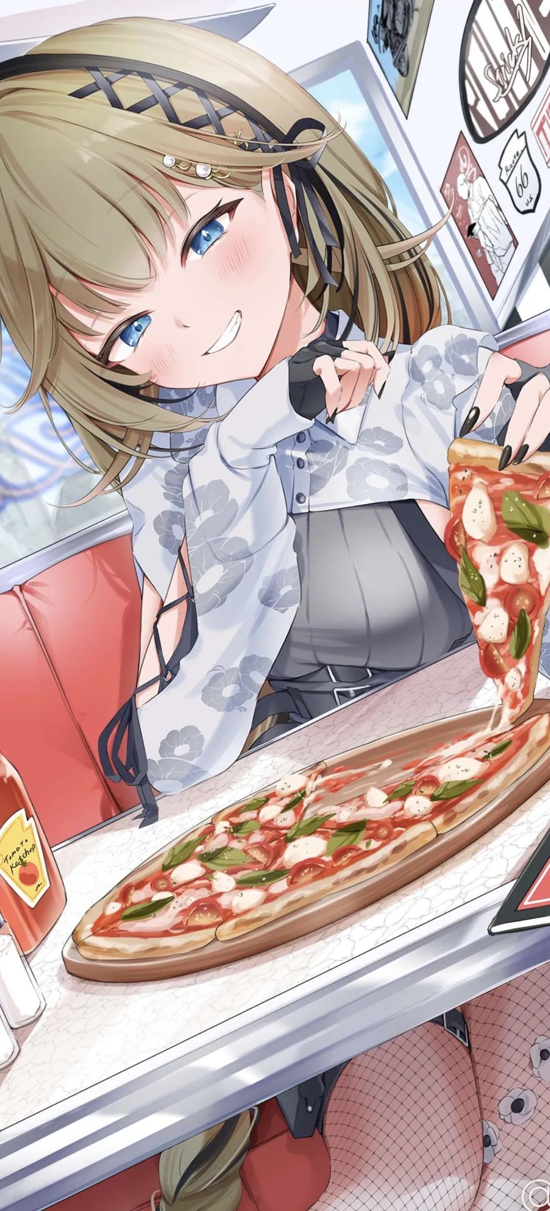 动漫壁纸 | 蜻蜓点水的瞬间，涟漪里藏着夏天的心事