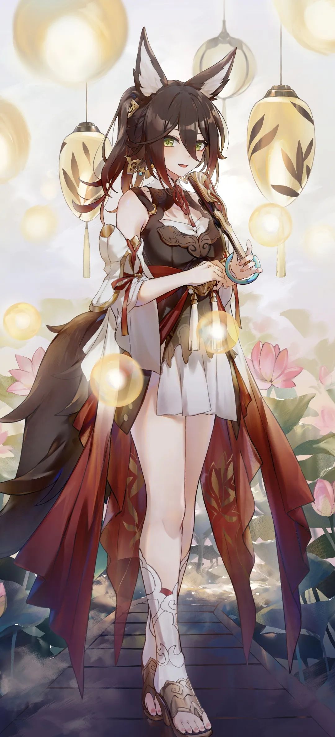 动漫壁纸 | 蜻蜓点水的瞬间，涟漪里藏着夏天的心事