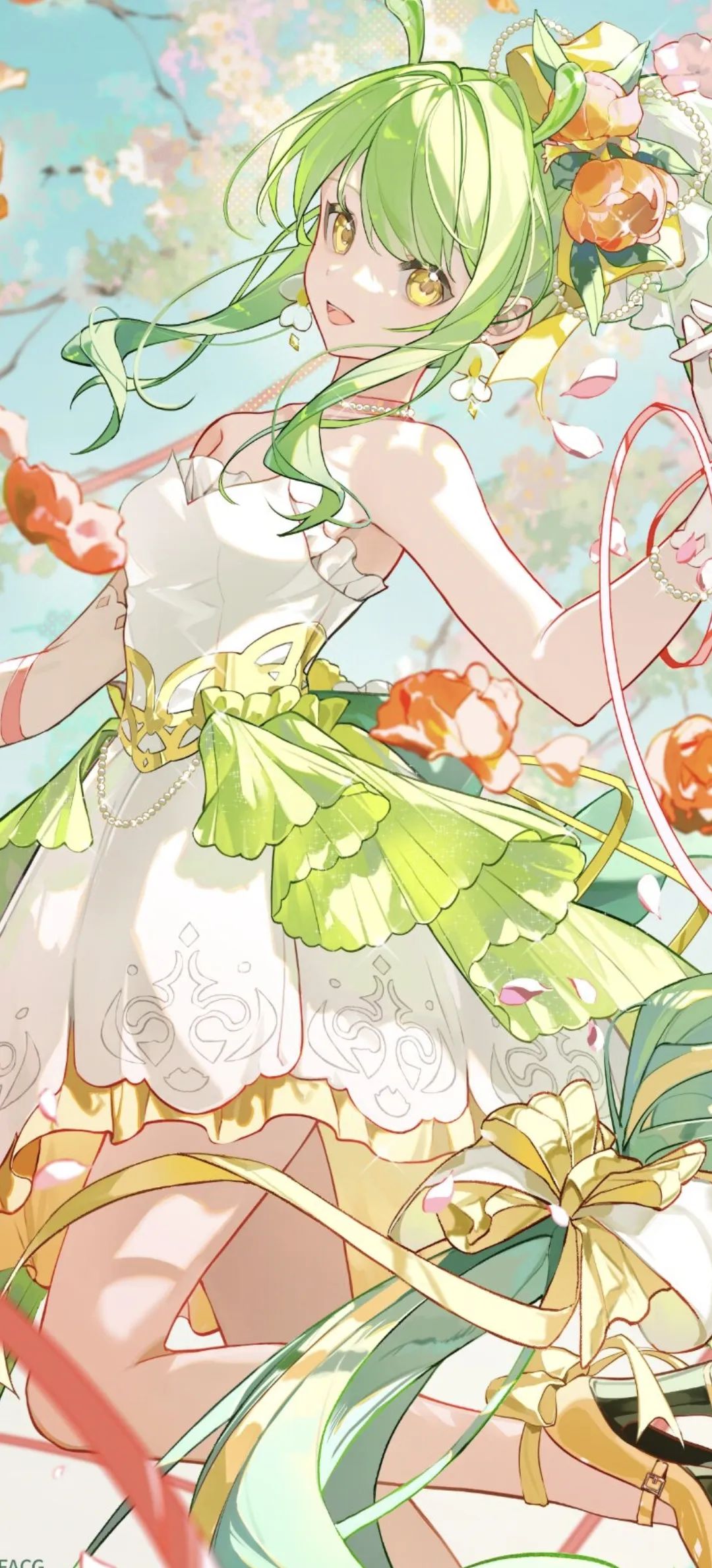 动漫壁纸 | 蜻蜓点水的瞬间，涟漪里藏着夏天的心事