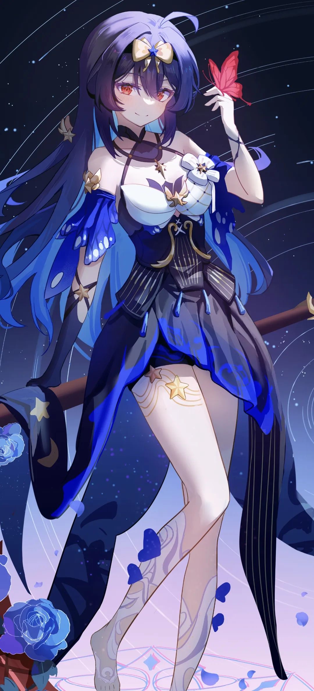 动漫壁纸 | 竹席吸走后背的燥热，梦里飘来茉莉的香