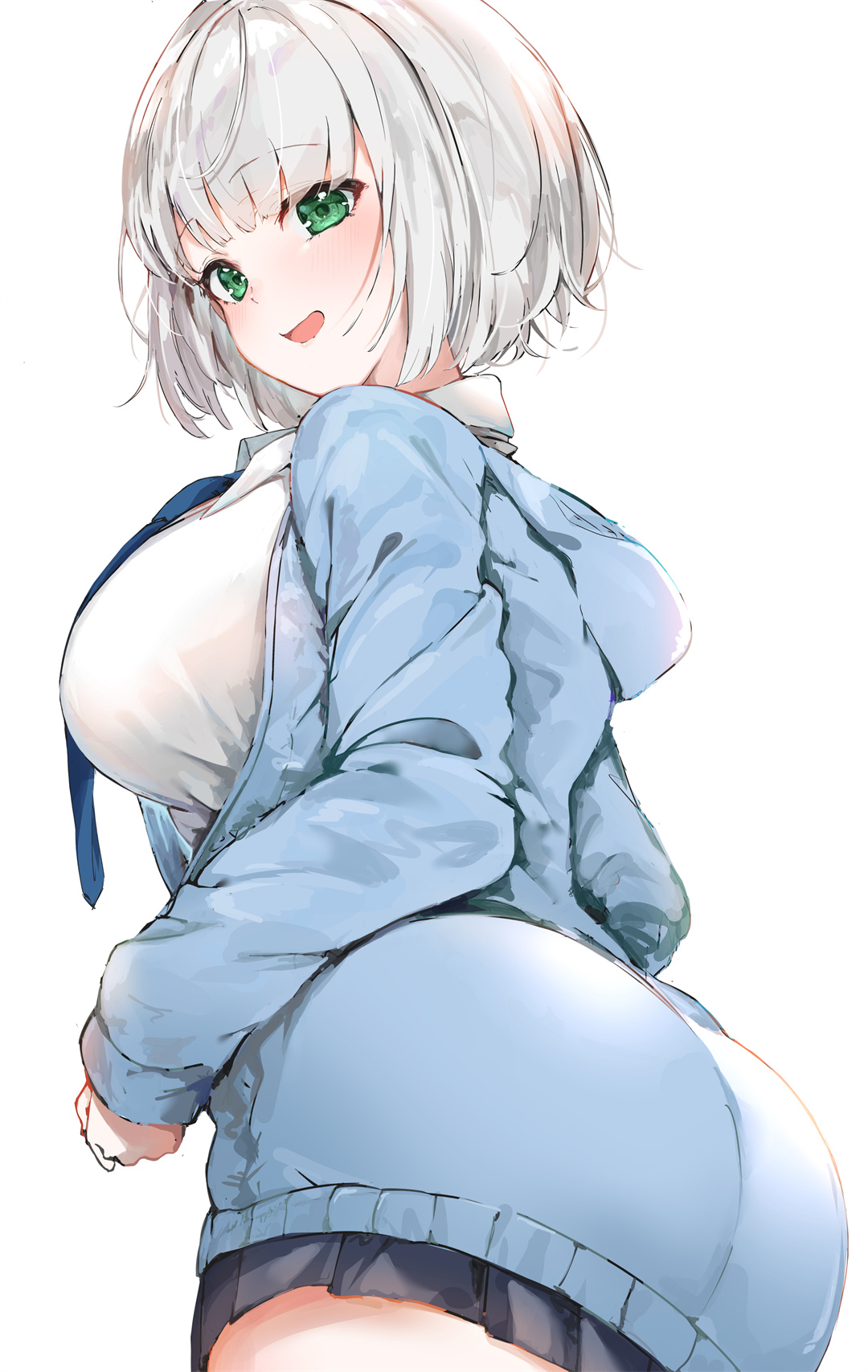 虚拟主播 白银诺艾尔 宝钟玛琳 初音未来JK装