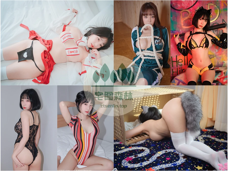 韩系美女模特姜仁卿(Ebichu)写真合集下载&汇总：没法再标准的童颜巨乳[140套-65.1G]-第5张-宅图森林写真资源合集下载