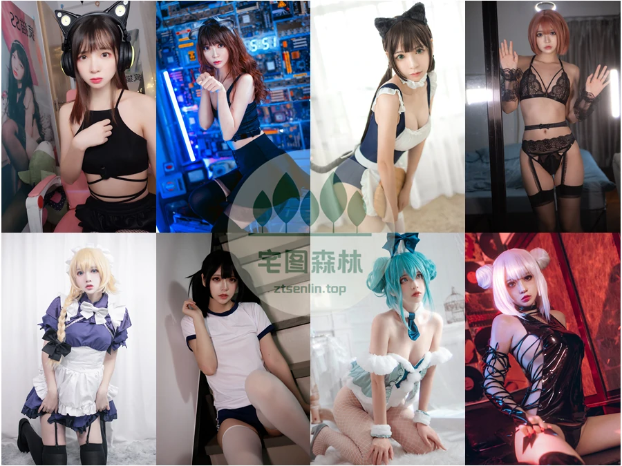 萌妹coser疯猫ss写真合集下载&汇总：可御可萌的美腿二次元博主[137套-63.3G]-cosers写真次元网