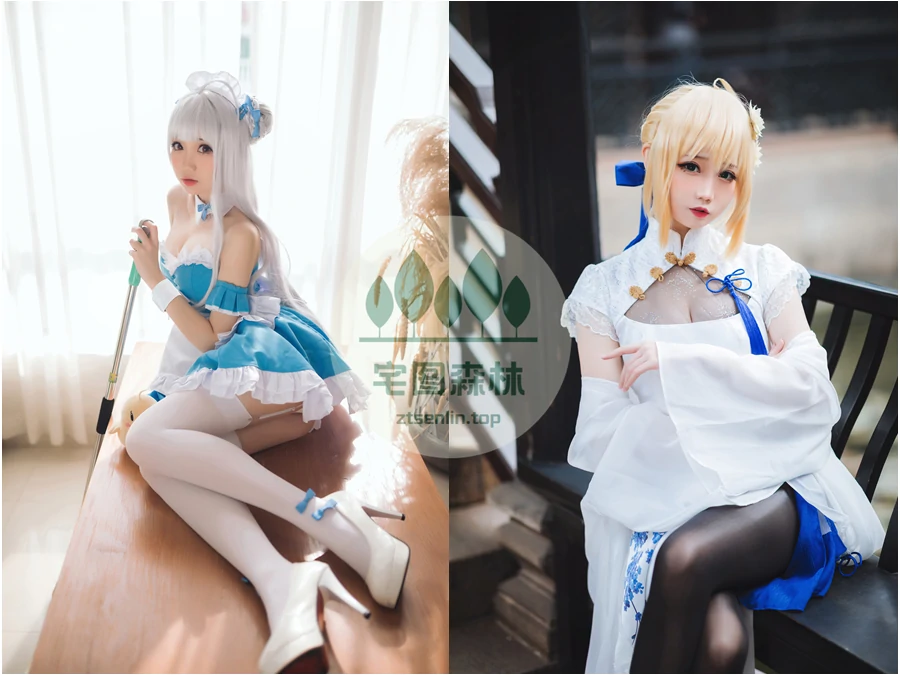 焖焖碳写真合集下载&汇总：迷路的小鹿少女[39套-5.9G]-第5张-宅图森林写真资源合集下载