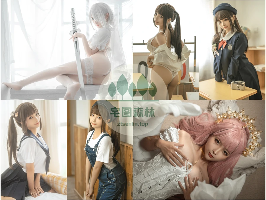 动漫博主蠢沫沫写真合集下载&汇总：纯真又妖媚的童颜巨乳[385套-230.3G]-第1张-宅图森林写真资源合集下载